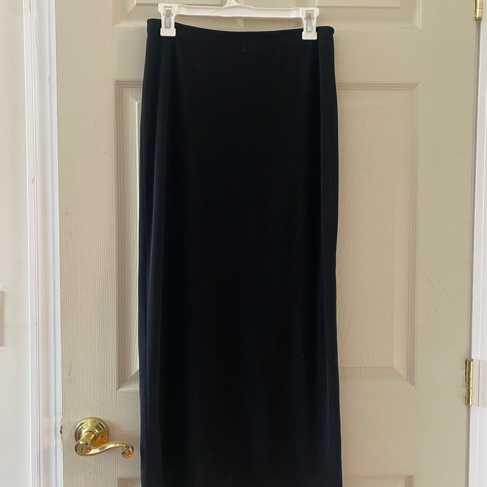 Classic Black Maxi Skirt